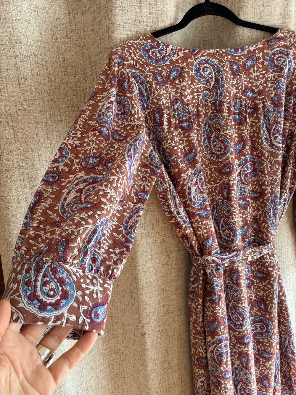 Rachel Pally Paisley Print Cotton Maxi Dress - Picture 7 of 8
